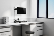 Picture of Neomounts DS90-325BL1 Sit-stand workstation desk 17-32" - gas spring