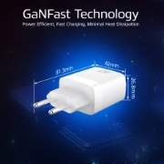 Picture of ACT USB-C & USB-A charger 20W with Power Delivery PPS, Quick Charge, GaNFast