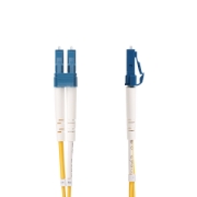 Picture of StarTech.com 10m (32.8ft) LC to SC (UPC) OS2 Single Mode Duplex Fiber Optic Cable, 9/125µm, 100G, Bend Insensitive, Low Insertion Loss - LSZH Fiber Jumper Cord