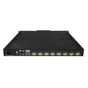 Picture of StarTech.com 8 Port Rackmount KVM Console w/ 6ft Cables - Integrated KVM Switch w/ 19" LCD Monitor - Fully Featured 1U LCD KVM Drawer- OSD KVM - Durable 50,000 MTBF - USB + VGA Support