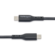 Picture of StarTech.com 2m (6ft) USB C Charging Cable, USB-C Cable, USB 2.0 Type-C Laptop Charger Cord, 60W 3A Power Delivery, TPE Jacket, USB-C Data Transfer Cable, M/M