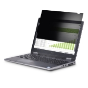 Picture of StarTech.com 16-inch 16:10 Flip-Up Privacy Screen with Touch, Anti-Glare Privacy Filter, Laptop Monitor Screen Protector with 51% Blue Light Reduction