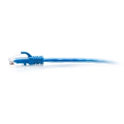 Picture of C2G 0.3m Cat6a Snagless Unshielded (UTP) Slim Ethernet Patch Cable - Blue