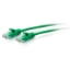 Afbeeldingen van C2G 0.3m Cat6a Snagless Unshielded (UTP) Slim Ethernet Patchkabel - Groen