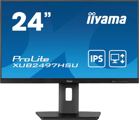 Picture of iiyama XUB2497HSU-B2 computer monitor 60.5 cm (23.8") 1920 x 1080 pixels Full HD LED Black