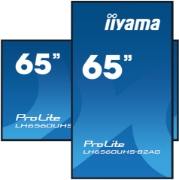 Picture of iiyama LH6560UHS-B2AG Signage Display Digital A-board 165.1 cm (65") LED Wi-Fi 500 cd/m² 4K Ultra HD Black Built-in processor Android 11 24/7