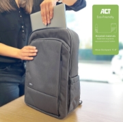 Picture of ACT Move backpack for laptops up to 15.6” made from recycled plastic bottles