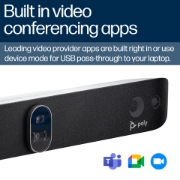 Picture of POLY Studio X72 All-In-One Video Bar with TC10 Controller Kit
