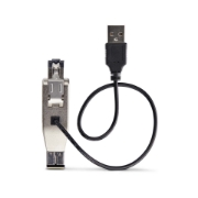 Picture of StarTech.com Gigabit Fiber to RJ45 Ethernet Media Converter Dongle, Optical Singlemode 10km/Multimode 800m, USB Powered, Compact Design, Metal Housing, Micro Mini, TAA