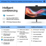 Picture of HP Series 7 Pro 27 inch 4K Conferencing Monitor - 727pm