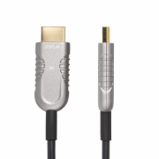 Picture of StarTech.com 30ft (9.1m) HDMI 2.1 Hybrid Active Optical Cable (AOC), CMP, Plenum Rated, 8K Ultra High Speed HDMI 2.1/2.0 Fiber Optic Cable, 48Gbps, 8K 60Hz/4K 120Hz, HDR10+/FRL/TMDS/eARC