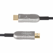 Picture of StarTech.com 30ft (9.1m) HDMI 2.1 Hybrid Active Optical Cable (AOC), CMP, Plenum Rated, 8K Ultra High Speed HDMI 2.1/2.0 Fiber Optic Cable, 48Gbps, 8K 60Hz/4K 120Hz, HDR10+/FRL/TMDS/eARC
