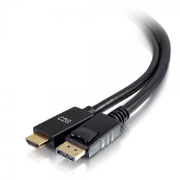Picture of C2G 54433 video cable adapter 1.8 m DisplayPort HDMI Black