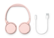 Picture of Philips 4000 series TAH4209PK/00 headphones/headset Wireless Head-band Calls/Music Bluetooth Pink