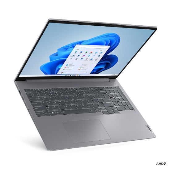 Picture of Lenovo ThinkBook 16 G6 ABP AMD Ryzen™ 7 7730U Laptop 40.6 cm (16") WUXGA 16 GB DDR4-SDRAM 512 GB SSD Wi-Fi 6 (802.11ax) Windows 11 Pro Belgian Grey