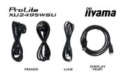 Picture of iiyama ProLite XU2495WSU-B7 computer monitor 61 cm (24") 1920 x 1200 pixels 4K Ultra HD LED Black