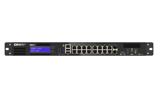 Picture of QNAP QGD-1600 Managed Gigabit Ethernet (10/100/1000) 1U Black, Grey