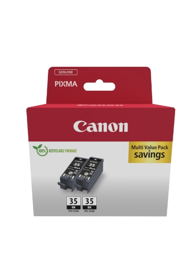 Picture of Canon 1509B029 ink cartridge 2 pc(s) Original Black