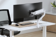 Picture of Neomounts DS70S-950WH1 Monitor arm 17-49" - gas spring - Topfix - 180°-stop