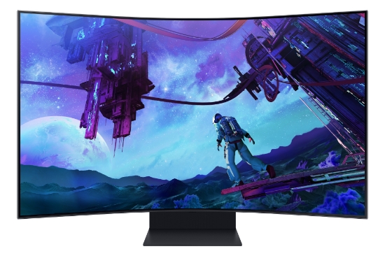 Picture of Samsung G97NC computer monitor 139.7 cm (55") 3840 x 2160 pixels 4K Ultra HD LED Black