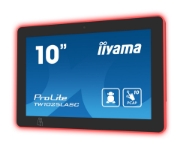 Picture of iiyama TW1025LASC-B1PNR meeting room display 25.6 cm (10.1") 1280 x 800 pixels LED 802.11b, 802.11g, Wi-Fi 4 (802.11n) Black Plastic Bluetooth