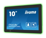 Picture of iiyama TW1025LASC-B1PNR meeting room display 25.6 cm (10.1") 1280 x 800 pixels LED 802.11b, 802.11g, Wi-Fi 4 (802.11n) Black Plastic Bluetooth