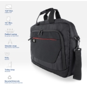 Picture of ACT Suburb shoulder bag for laptops up to 15.6", made from recycled plastic bottles