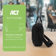 Picture of ACT Suburb shoulder bag for laptops up to 15.6", made from recycled plastic bottles