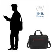 Picture of ACT Suburb shoulder bag for laptops up to 15.6", made from recycled plastic bottles