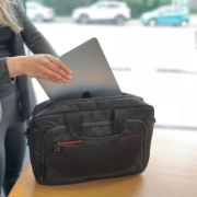 Picture of ACT Suburb shoulder bag for laptops up to 15.6", made from recycled plastic bottles