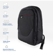 Picture of ACT Suburb Backpack for laptops up to 15.6", made from recycled plastic bottles