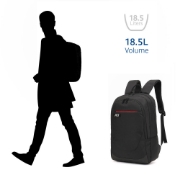 Picture of ACT Suburb Backpack for laptops up to 15.6", made from recycled plastic bottles