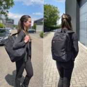 Picture of ACT Suburb Backpack for laptops up to 15.6", made from recycled plastic bottles