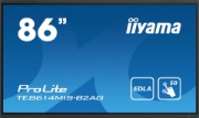 Picture of iiyama PROLITE TE8614MIS-B2AG Digital signage flat panel 2.18 m (86") LCD Wi-Fi 435 cd/m² 4K Ultra HD Black Touchscreen Built-in processor Android 24/7