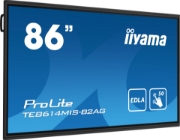 Picture of iiyama PROLITE TE8614MIS-B2AG Digital signage flat panel 2.18 m (86") LCD Wi-Fi 435 cd/m² 4K Ultra HD Black Touchscreen Built-in processor Android 24/7