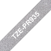Picture of Brother TZE-PR935 label-making tape White on silver