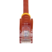 Picture of StarTech.com Cat5e Ethernet Patch Cable with Snagless RJ45 Connectors - 7 m, Red