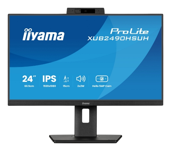 Picture of iiyama XUB2490HSUH-B2 computer monitor 60.5 cm (23.8") 1920 x 1080 pixels Full HD LED Black