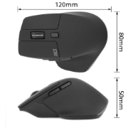 Picture of ACT Wireless multi-connect mouse Bluetooth or USB-A receiver, 2400 DPI with silent click, eco-friendly