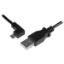 Image de StarTech.com Câble USB vers Micro USB coudé à angle gauche de 50 cm - 0,25 mm² - M/M - Noir