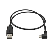 Picture of StarTech.com Micro-USB Charge-and-Sync Cable M/M - Left-Angle Micro-USB - 24 AWG - 0.5 m