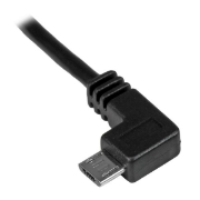 Picture of StarTech.com Micro-USB Charge-and-Sync Cable M/M - Left-Angle Micro-USB - 24 AWG - 0.5 m