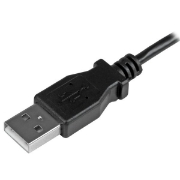 Picture of StarTech.com Micro-USB Charge-and-Sync Cable M/M - Left-Angle Micro-USB - 24 AWG - 0.5 m