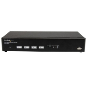 Picture of StarTech.com 4 Port USB VGA KVM Switch with DDM Fast Switching Technology and Cables