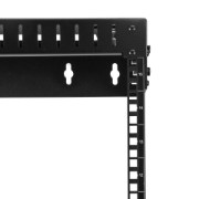 Picture of StarTech.com 15U 19" Wall Mount Network Rack - Adjustable Depth 12-20" 2 Post Open Frame Server Room Rack for AV/Data/ IT Communication/Computer Equipment/Switch w/Cage Nuts & Screws