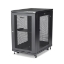 Image de StarTech.com Armoire Rack Serveur 18U à 4 Montants, Armoire Verrouillable 19" pour Ordinateur/AV/Équipement IT, Rack Réseau pour Bureau/Domicile avec Roulettes et Rails de Montage Ajustables