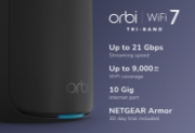 Picture of NETGEAR Orbi 870 Tri-band (2.4 GHz / 5 GHz / 6 GHz) Wi-Fi 7 (802.11be) Black 4 Internal