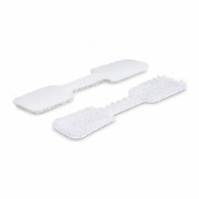 Picture of StarTech.com 3.5in (9cm) Cable Labels, 100 Pack, White, Hook-to-Hook Fastener Cable Tags, Write-On Cord Labels for Cable Management, Cord Identification Tags