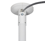 Picture of B-Tech SYSTEM V - Flat Screen Ceiling Mount for VESA 100 Fixed Screens - 2m Ø38mm Pole