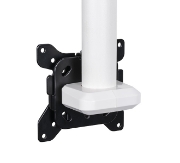 Picture of B-Tech SYSTEM V - Flat Screen Ceiling Mount for VESA 100 Fixed Screens - 2m Ø38mm Pole